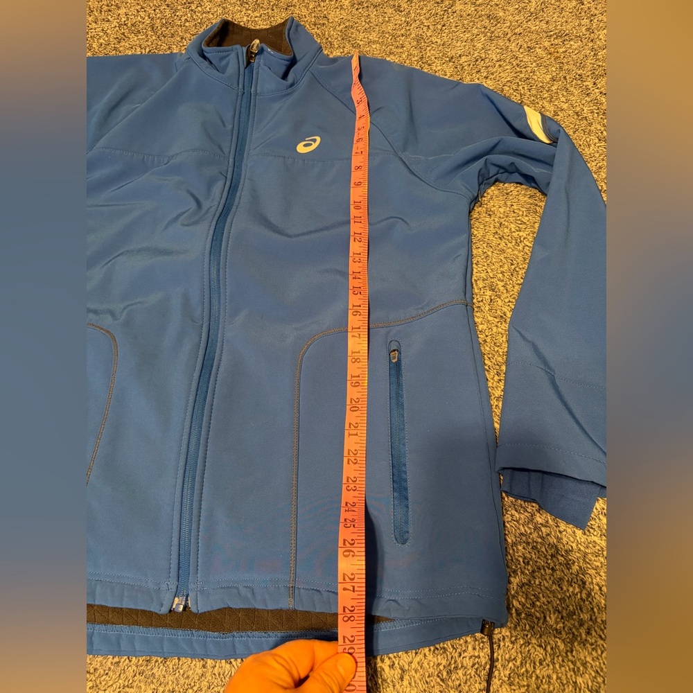 ASICS Men's Vibrant Blue Performance Jacket - Picture 16 of 16